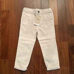 Mango Kids Kids Cream Pants 3-4 years NWT